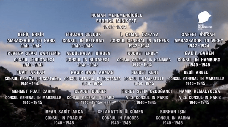 TÜRK DİPLOMASİSİ VE HOLOKOST